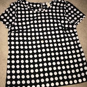 Polka dot top